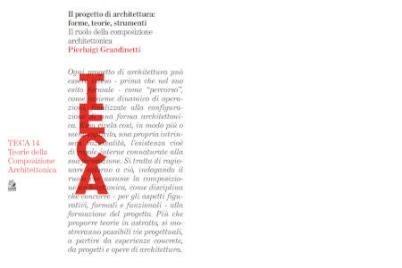 PIERLUIGI GRANDINETTI "Il progetto di architettura: forme, teorie, strumenti"